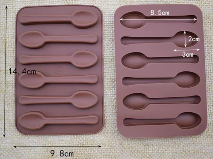 Pack de 6 Moldes de Silicona