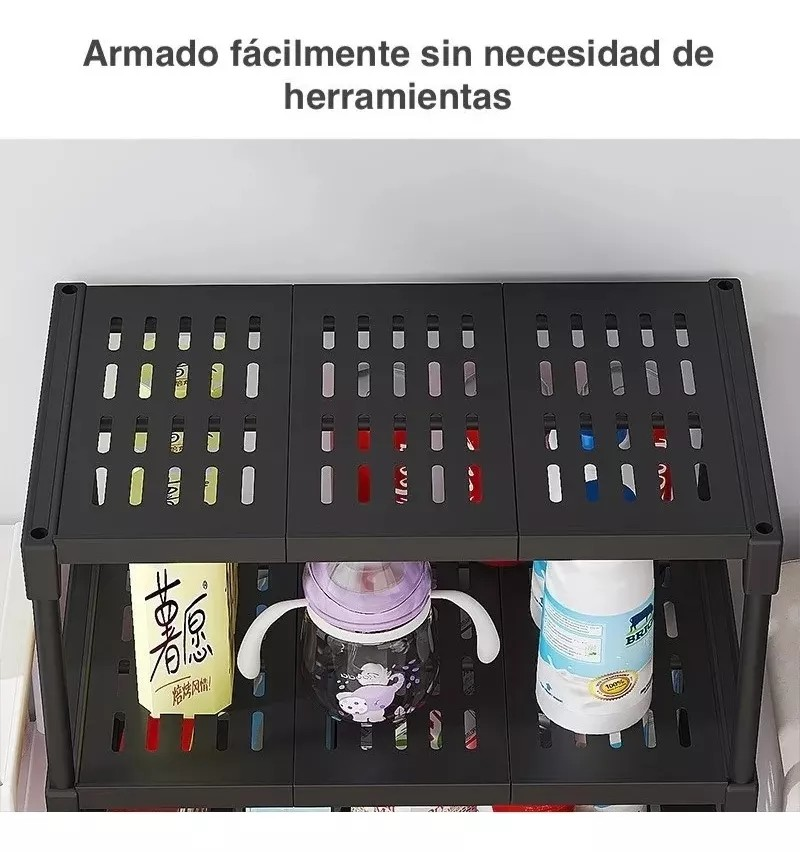 Estantería Rack Anaquel Organizador de Cocina – 4 Niveles